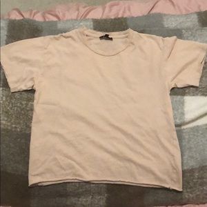 Topshop baby pink top